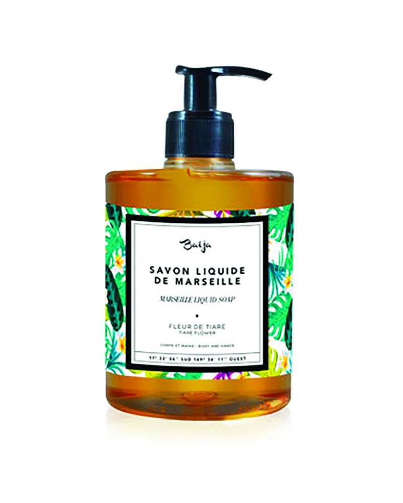 BODY AND HAND LIQUID SOAP TIARE FLOWER